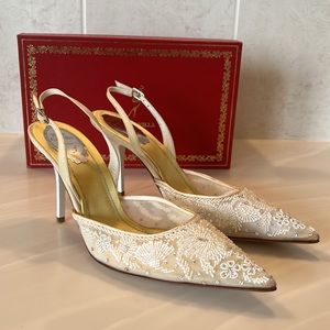 Vintage Beige sling back